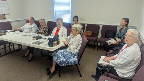 WMU Meeting Women's Missionary Union (WMU) Gathering at Rawls Baptist Church