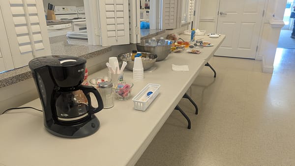 Sunday School Breakfast at Rawls Baptist Church Fuquay-Varina NC