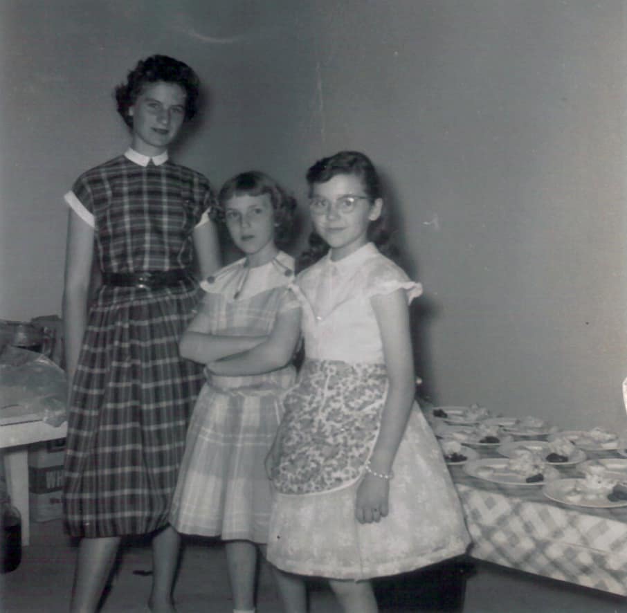 Fellowship and Family — GA Mother–Daughter Banquet GA Mother-Daughter Banquet at Rawls Baptist Church, May 1957 — women and girls gathered for an evening of fellowship.