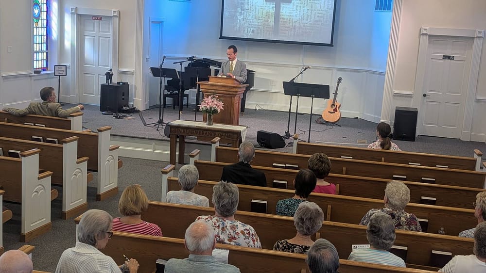 Rawls Congregation on Sunday Morning