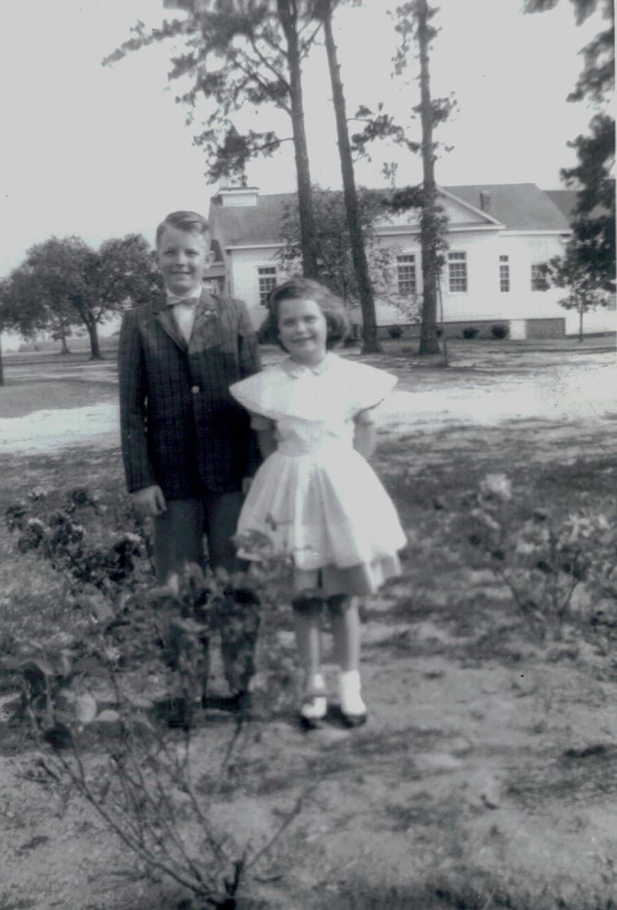 Keith and Martha Matley at Rawls Baptist Church in May 1962, reflecting faithful service and dedication within the church family.