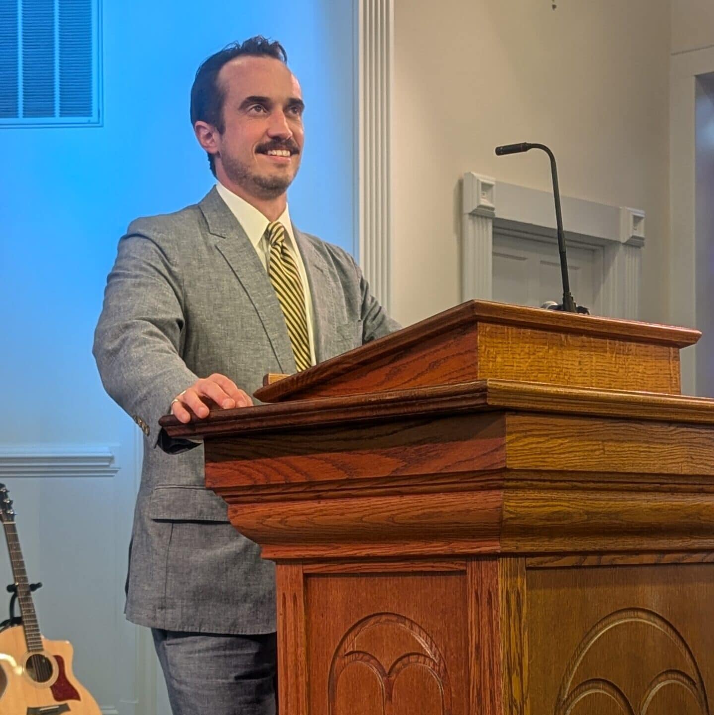 Pastor Brandon Gastor Preaching at Rawls Baptist Church Sunday Service