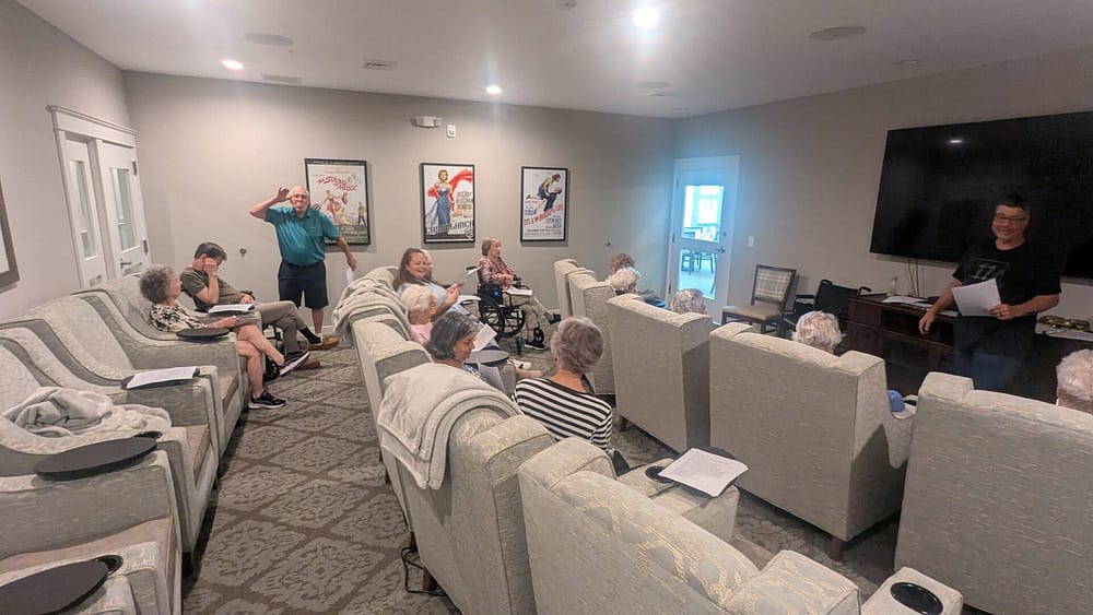 Calyx Bible Study - Movie Theater Roon