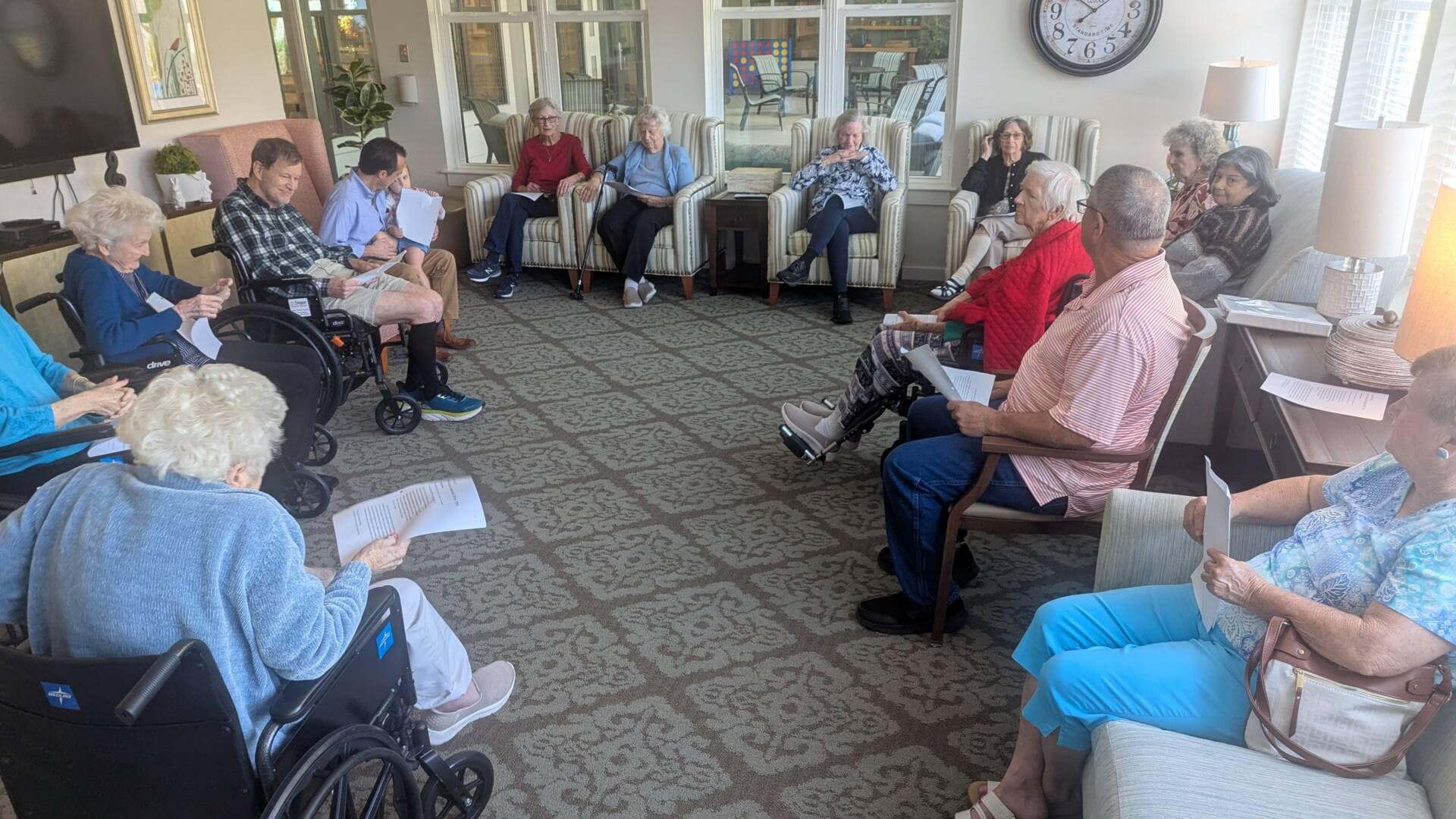 Calyx Senior Living Bible Study Group