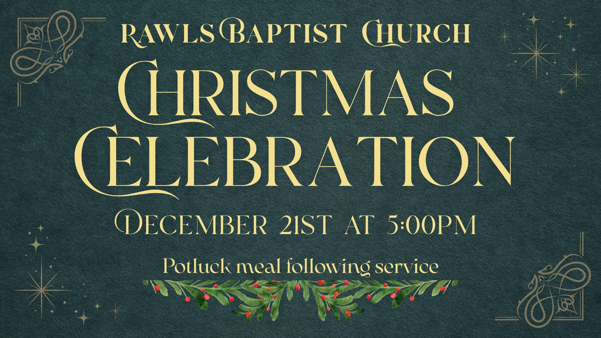 Rawls Baptist Church Christmas Celebration in Fuquay-Varina, NC