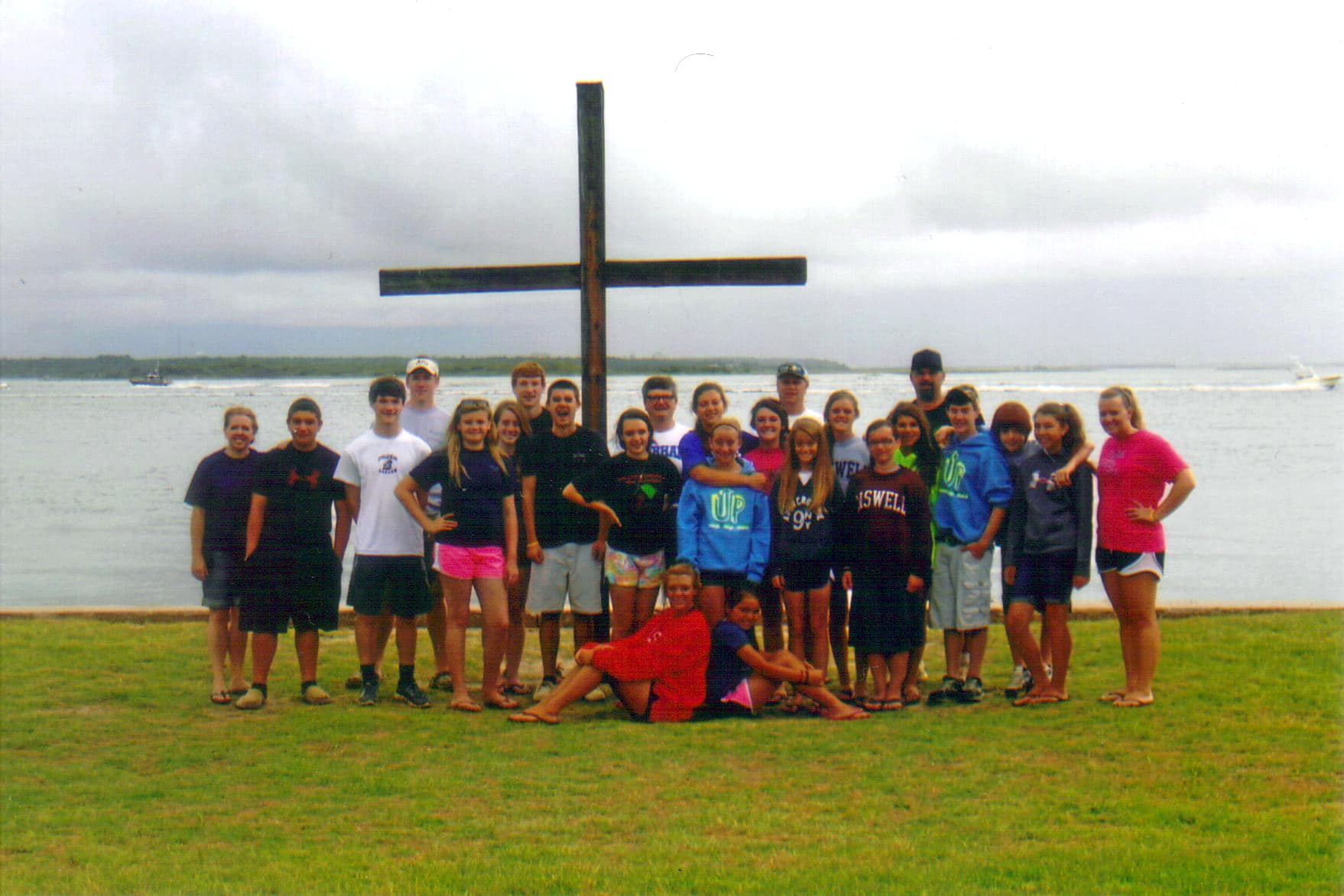 Youth and leaders from Rawls Baptist Church in Fuquay-Varina, NC, gathered for worship and fellowship at Caswell during the 2013 church retreat.