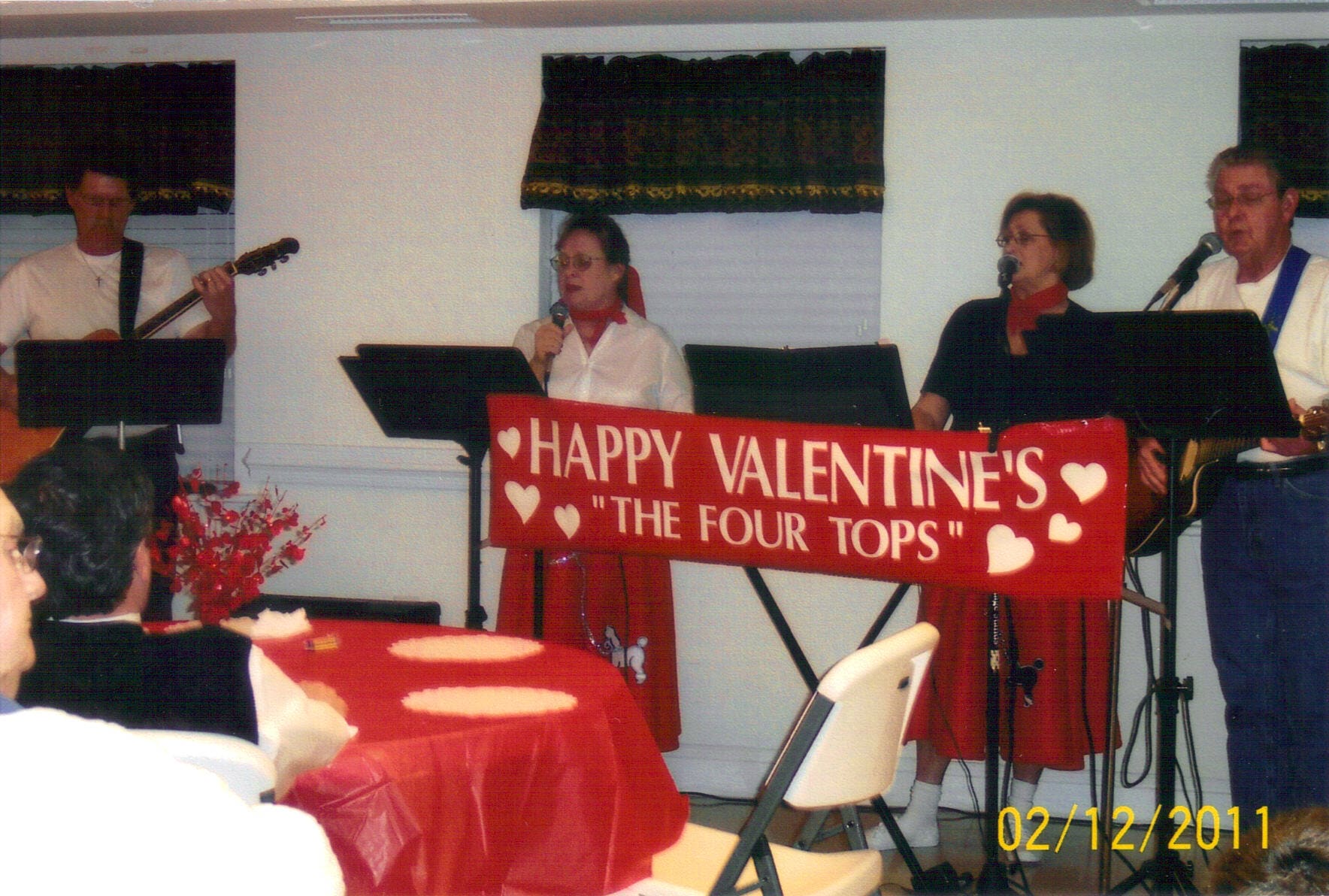 2011 – February – Valentine_s Dinner 01 Congregation gathered for a Valentine’s Dinner event at Rawls Baptist Church in February 2011.