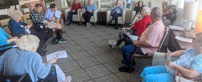 Rawls Baptist Church Calyx Bible Study at Calyx Living in Fuquay-Varina, NC