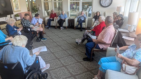 Calyx Senior Living Bible Study Group - Rawls Baptist Church Outreach in Fuquay-Varina, NC